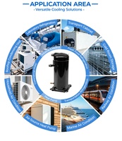 Compresor de Refrigeración Copeland ZP137KCE-TF5-550, Serie ZP, Aire Acondicionado, 200/230V, 60Hz, 1 Año de Garantía, Refrigerante R11, 11 EER BTU/WH