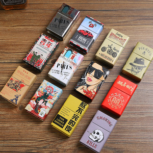 Estuche de Cigarrillos Metálico Retro Mystic Arts para 20 Cigarrillos, Hermético y a Prueba de Humedad, Diseño Creativo con Múltiples Patrones - Product Image 3