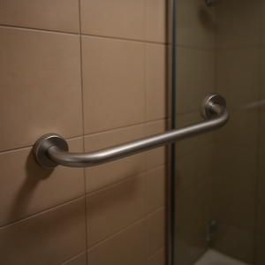 Barra de Seguridad Recta de 90 cm, Acero Inoxidable, Soporte de Agarre para Baño - Product Image 3