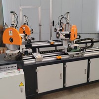 Machine de découpe CNC automatique à double tête pour profilés PVC 45 90 135, personnalisation