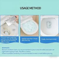 Bon prix pour un nettoyage en profondeur Poudre de nettoyage pour toilettes de type parfumé moussant fort