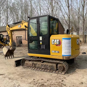 High Quality Used 5 Ton Caterpillar CAT Crawler Excavator 305.5E2 Mini Excavator <b>Towable</b> Backhoe in Good Condition - Product Image 1