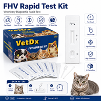 Kit de test rapide FIV FELV FCOV HW pour le syndrome immunodéficienceux félin, la leucémie, le coronavirus et la dirofilariose chez le chat