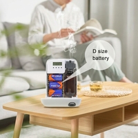 Diffuseur d'huiles essentielles intelligent électrique en plastique pour usage hôtelier professionnel, système de nébulisation, contrôlé par application, sans eau, portable, sur batterie