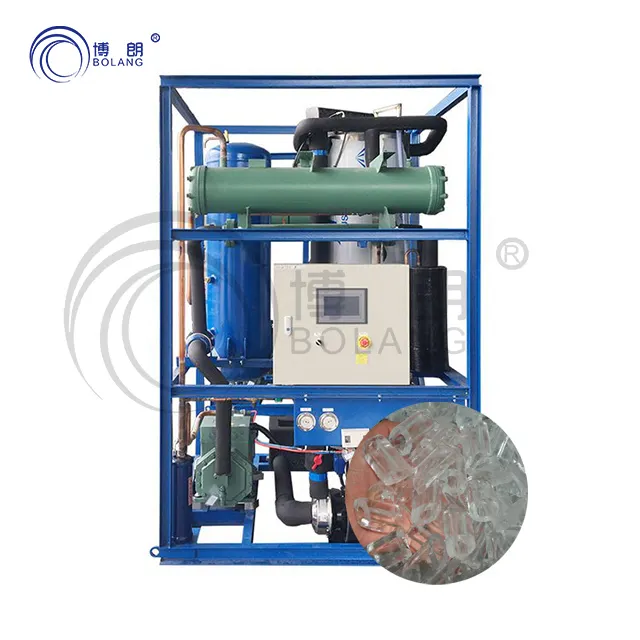 BOLANG hochwertige energie sparende automatische 1t 2t 3t 5t Eisrohr Maker Rohr Eismaschine schnelle Lieferung