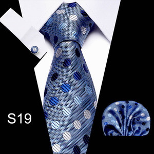 Men 7.5cm Silk Necktie Gift <strong>Tie</strong> for Men New <strong>Sage</strong> <strong>Green</strong> Plaid Fashion Wedding Party Necktie Hanky Cufflinks Wholesale - Product Image 4