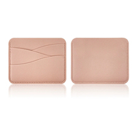 Dompet tempat kartu banyak Slot kartu kustom pelindung kartu kapasitas besar kulit PU tempat kartu untuk pria dan wanita