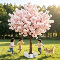 Arbre artificiel de cerisier rose personnalisé, grande plante en soie écologique et durable pour mariage, remise de diplôme, Noël, Nouvel An, Pâques