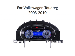 12.3 Inch LCD Digital Instrument Cluster Speedometer for Volkswagen Touareg 2003-2010 Multiple UI CarPlay HD Input-XTRONS - Product Image 1