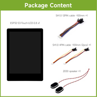 Waveshare - Placa de Desarrollo con Pantalla Táctil Capacitiva de 2.8 Pulgadas ESP32-S3 con IPS 240*320, Ensamblaje de PCBA Personalizado, 2 OZ de Cobre