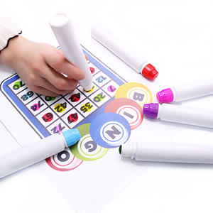 Marqueur de <span class=keywords><strong>bingo</strong></span> souple rechargeable personnalisable, pointe en tissu 15 mm, 40 ml, stylo marqueur graffiti à pression, OEM, en promotion - Product Image 6