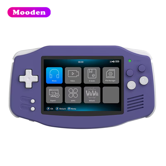 RG34XX 64-Bit Linux Retro Handheld Game Console 3.4-Inch IPS Screen Portable HD 3500mAh Battery Wi-Fi