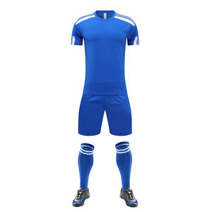 Ensemble d'uniformes de football pour hommes adultes, respirant, séchage rapide, 100% polyester, maillot d'entraînement à manches courtes pour équipe de compétition - Product Image 4