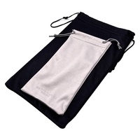 Sac anti-poussière pour lunettes de soleil, pochette intérieure souple pour bijoux en microfibre, cosmétique personnalisée