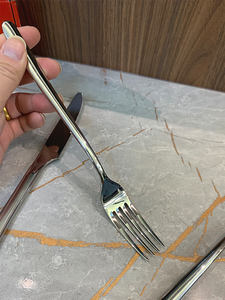 DF BC Fashion Nuevo Juego de Cubiertos de Acero Inoxidable con Mango Martillado Especial: Cuchillo de Mesa, Cuchillo para Carne, Tenedores de Mesa, Tenedores para Postre, Personalizado - Product Image 6