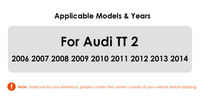 IPoster vendeur chaud 7 pouces double din IPS lecteur dvd pour Audi TT MK2 voiture gps navigation avec BT voiture lecteur multimédia voiture stereor