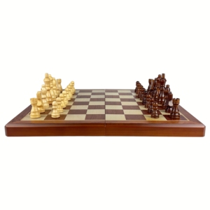 Juego de Ajedrez Magnético Plegable de Lujo, Ecológico, Hecho a Mano, de Madera, de 15 Pulgadas, con Caja de Transporte, Portátil, para Niños - Product Image 4