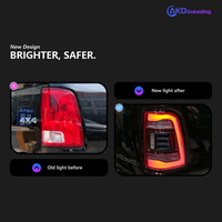 BBA Car Styling Tail Lamp for Dodge RAM Tail Lights 2009-2018 High Power Projector Lens Dynamic Signal Drl Auto Parts