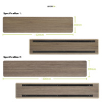 Support réglable en bois pour ordinateur portable, bureau d'étude, table de rangement rehaussante pour écran d'ordinateur, design moderne
