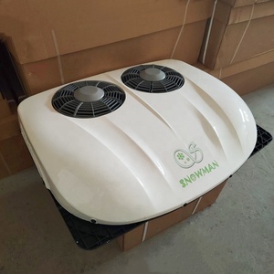 Tractor 12 voltios RV Rooftop Sleeper AC <span class=keywords><strong>acondicionado</strong></span> 12 V 24V estacionamiento <span class=keywords><strong>aire</strong></span> <span class=keywords><strong>acondicionado</strong></span> eléctrico para camiones - Product Image 3