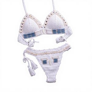 Traje de Baño de Dos Piezas para Mujer, Sexy, Retro, con Tanga, Servicio OEM - Product Image 4