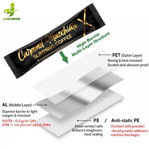 Bolsas de Embalaje Personalizadas Impresas, Vacías, Pequeñas, Mini, de Grado Alimenticio, Termosellables, de Papel de Aluminio, Tipo Stick Pack, <span class=keywords><strong>para</strong></span> <span class=keywords><strong>Polvo</strong></span> y Líquido - Product Image 3