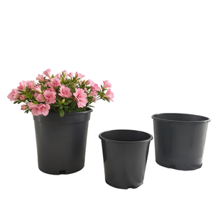 Black Eco-Friendly Garden Nursery Flower Pot - Product Image 3
