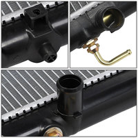 Radiador de Aluminio para GEO Prizm/para Toyota Corolla de 93-97, Núcleo de Aluminio, OE DPI-1409 CU1409 2108 376028 8011409 1640016720 52472193
