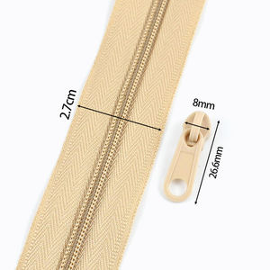 Deepeel <span class=keywords><strong>XP120</strong></span> 3 #10 couleurs têtes de fermeture à glissière en plastique Durable lisse pour Textile accessoires de couture vêtements sacs artisanat fermetures à glissière en Nylon - Product Image 2