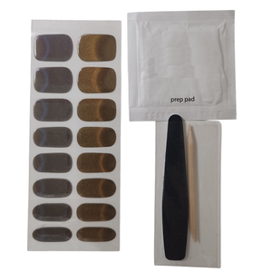 Autocollant pour ongles semi-durcis bicolore à la française, autocollant magnétique pour ongles en gel effet volume, gel UV uréthane non toxique sans BPA, emballage en vrac - Product Image 2