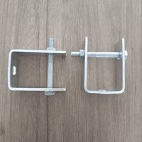 Support en fer en D certifié ISO pour isolation de ligne électrique, fixation pour matériel de ligne de poteau