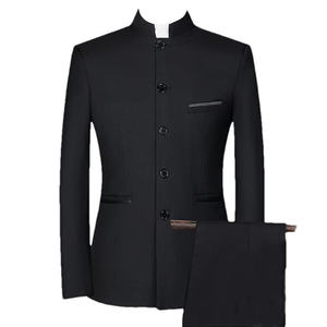 Setelan tuksedo anak laki-laki dua potong, setelan bisnis kasual pengantin pria Prom Eropa Amerika untuk pria dan wanita - Product Image 2