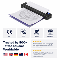 Imprimante à pochoirs IA A46S, Imprimante thermique de tatouages A4, Application Luck Jingle, Vente en gros OEM ODM pour studios