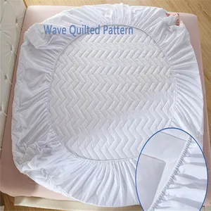 Hotel mattress cover 200x200 cotton thicken quilted mattress cover waterproof mattress protector single double bed