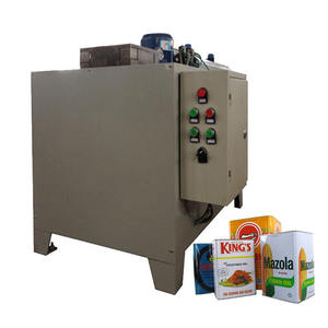 Machine à bordurer les boîtes de conserve pour ligne de production de boîtes de conserve carrées de viande en conserve - Product Image 1