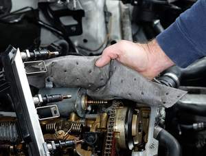 Keset penyerap umum penyerap Super cepat minyak abu-abu kontrol tumpahan air lingkungan bersih up bantalan penyerap Universal - Product Image 6