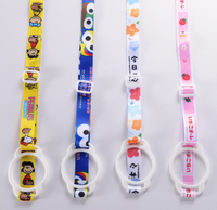 Porte-bouteille de boisson par sublimation, impression de couleur, personnalisé, portable, pièces, lanière de cou