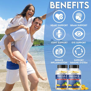 น้ำมันปลาโอเมก้า 3 <span class=keywords><strong>ส</strong></span>ำหรับผู้ใหญ่ ความบริสุทธิ์สูง ชนิดซอฟเจล ง่ายต่อการกลืน บำรุงสุขภาพหัวใจ <span class=keywords><strong>ส</strong></span>ายตา และเ<span class=keywords><strong>ส</strong></span>ริมสร้างความจำ - Product Image 5