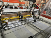Machine à fabriquer des sacs plats en plastique efficace Jiana à deux servomoteurs, non extensible, HN-600/800, haute productivité, fonctionnement facile