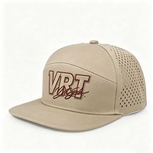 Casquette Snapback en Toile avec Logo Métallique Personnalisé, Visière Plate en Cuir PU, Style Hip-Hop Décontracté, Casquettes de Baseball Unisexe pour Usage Quotidien et Performance - Product Image 1