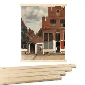 Домашняя настенная декоративная деревянная Магнитная вешалка на заказ из массива дерева для покраски на холсте
