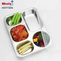 Boîte à repas en acier inoxydable avec couvercle et serrure