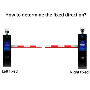 Barrière de stationnement électrique à bras droit automatique de 6 m avec panneau de commande pour vente en gros - Product Image 4