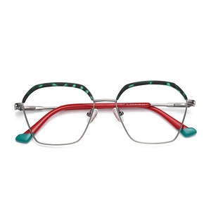 Marco de gafas de <span class=keywords><strong>acetato</strong></span> de alta calidad surtido de diseñador de rayos azules de iones ópticos de Metal de memoria suave de calidad Marco de gafas magnéticas - Product Image 2