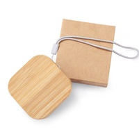 Coffret Cadeau Câble de Recharge en Bambou 6-en-1 60W, Câble de Données à Charge Rapide, Boîte de Rangement, Cadeau Personnalisé pour Téléphone Mobile