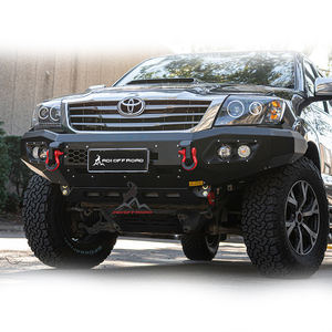 Parachoques Delantero y Trasero de Acero de Primera Calidad para Camioneta <span class=keywords><strong>4x4</strong></span> con <span class=keywords><strong>Cabrestante</strong></span>, Grillete, Luz <span class=keywords><strong>LED</strong></span> y Tumbaburros - Toyota Hilux Vigo N70 2012-2014 - Product Image 4