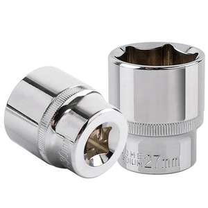 Jeu de douilles Ximeng 1/2 pouce 8-32 mm en acier au chrome-vanadium chromé pour réparation automobile - Product Image 4