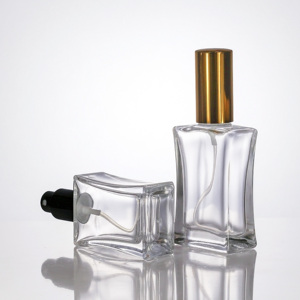 <span class=keywords><strong>30ml</strong></span> 50ml 100mL Pulverizador de tornillo negro mate Botella de perfume recargable Botella de spray de vidrio rectangular - Product Image 4