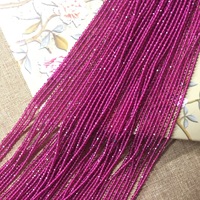 Perle ronde en pierre de quartz fraise naturelle de 2 mm pour la fabrication de bijoux