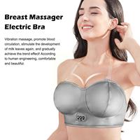 Soutien-gorge chauffant vibrant électrique sans fil rechargeable pour l'agrandissement des seins, taille unique, pour massage de la poitrine